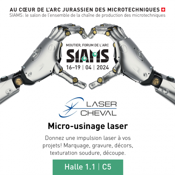 Rendez-vous au salon SIAMS 2024 à Moutier